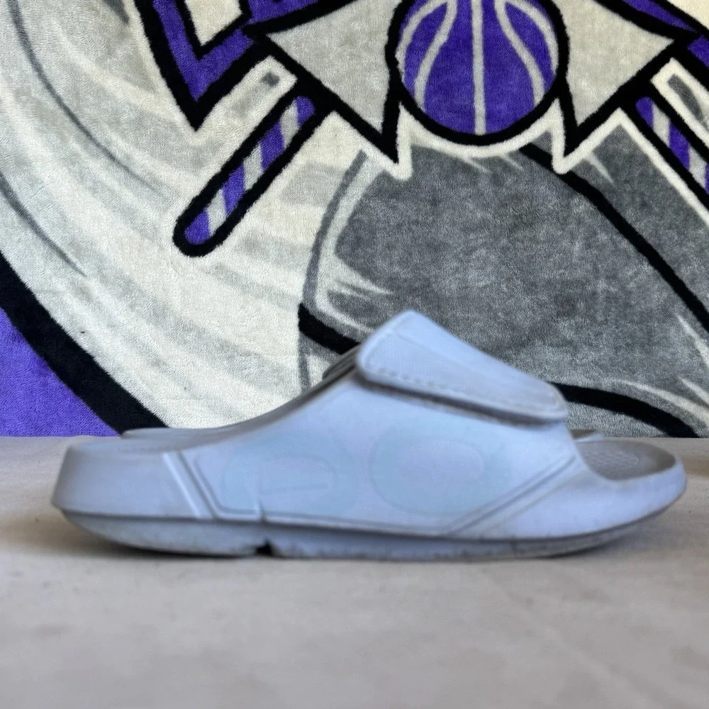 Size M7/W9 - OOFOS OOahh Sport Flex Slide Neptune Blue